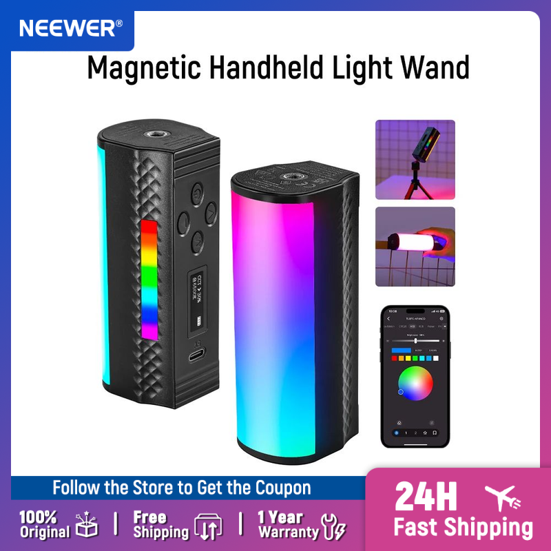 Photography Lighting Wand - NEEWER Magnetic Handheld Light Wand [2