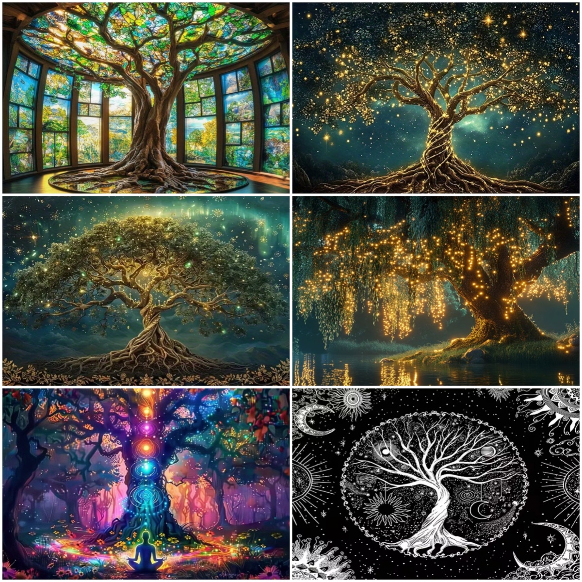 Photography Lighting And Background - Enchanted Forest Life Tree Photography Background