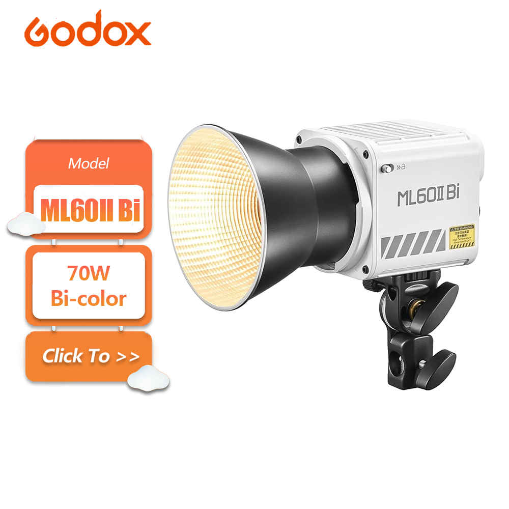 Godox ML60II Bi 70W 2800K to 6 - Photography Lighting Godox recensie en prijs