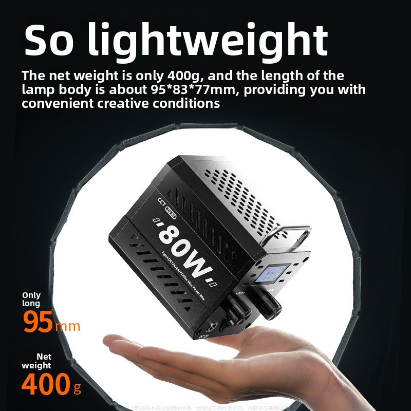 ZU80 80w Handheld Exterior Lam - Photography Lighting Meter recensie en prijs