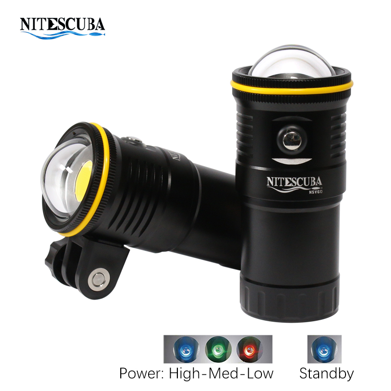 Nitescuba NSV60 LED Diving Vid - Photography Lighting Angles recensie en prijs