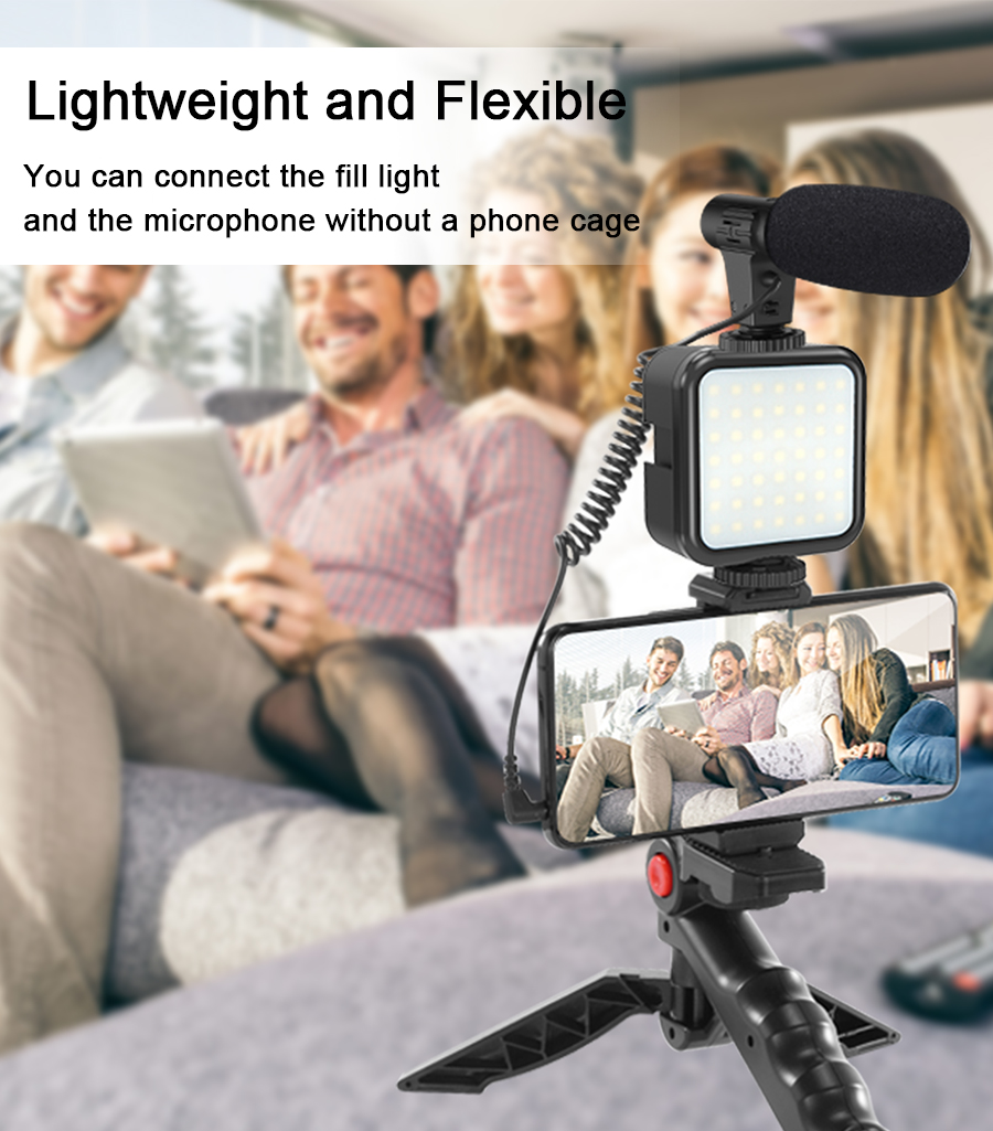 Smartphone Vlogging Kit Video  - Macro Photography Lighting Kit recensie en prijs