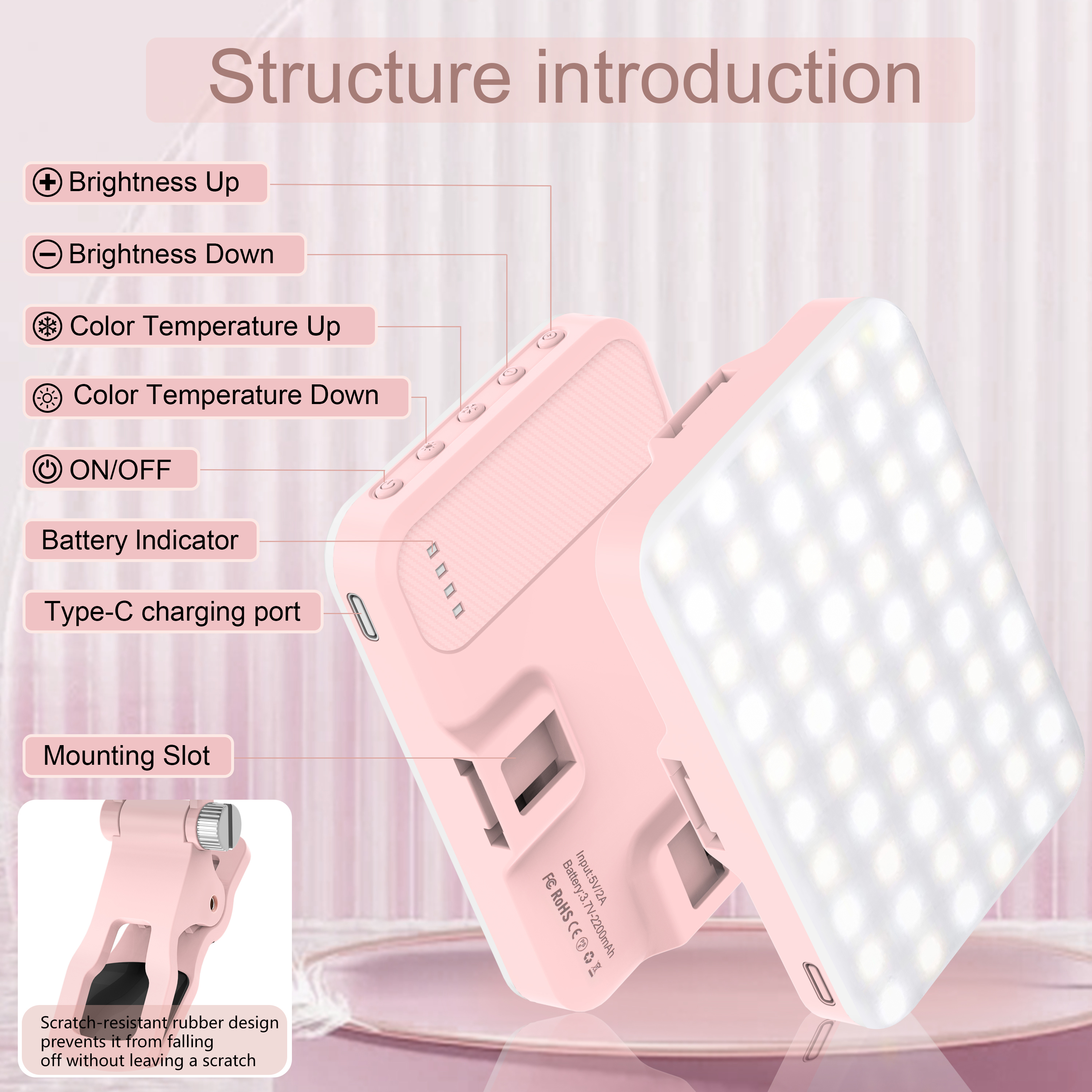 LED Selfie Light 60 High Power - Photography Lighting Flash recensie en prijs