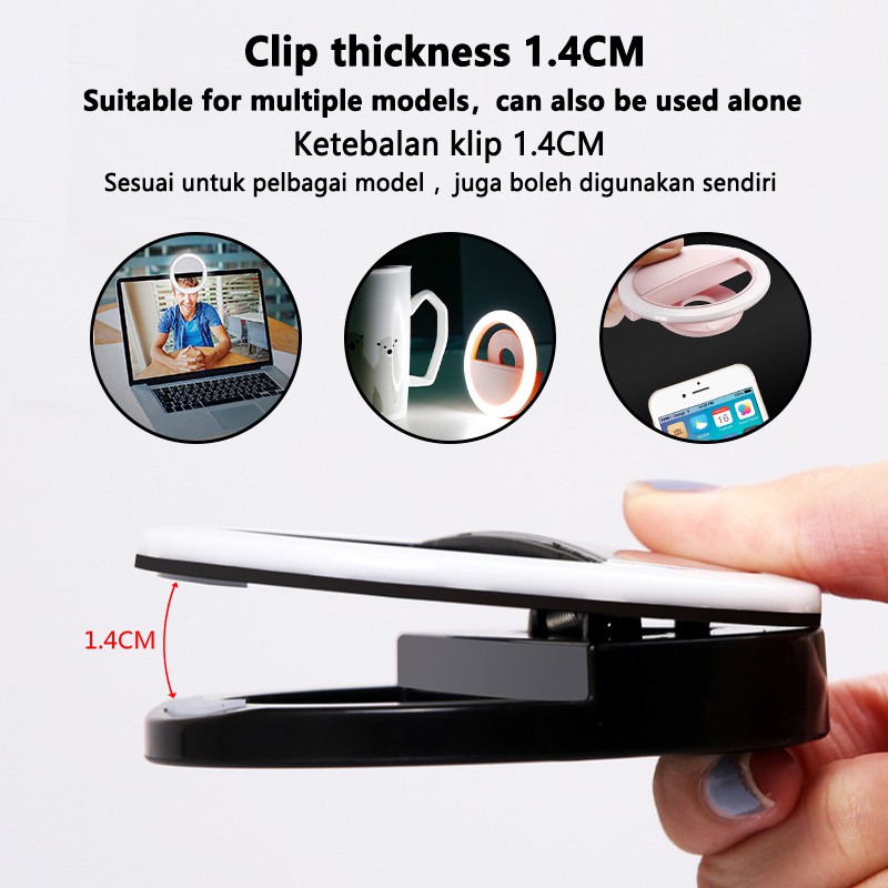 LED Selfie Ring Light 3 Level  - Photography Lighting Flash recensie en prijs