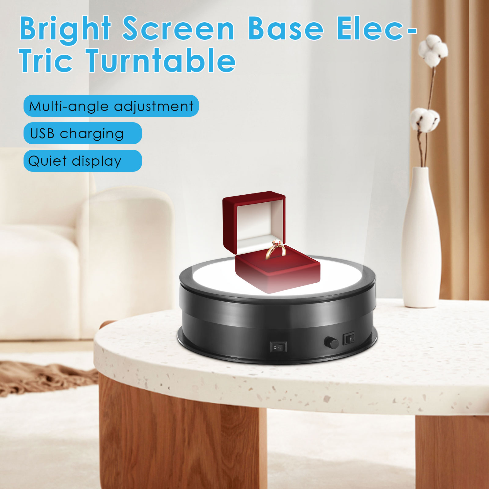 20 CM Lighting Base 360 Degree - Photography Lighting For Jewelry recensie en prijs