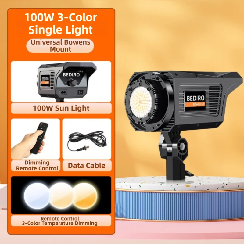 100W Studio Flash Light Bowens - Photography Lighting Angles recensie en prijs