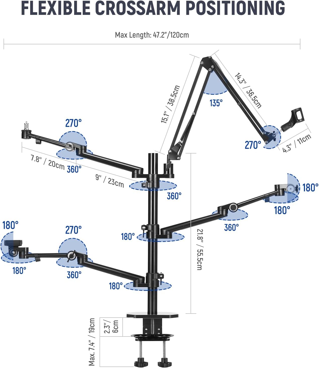 Overhead Camera Stand Desk Mou - Photography Lighting Rig recensie en prijs