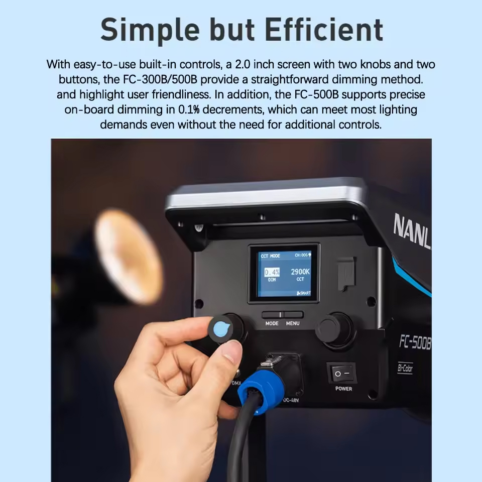 Nanlite FC-300B 2700K to 6500K - Photography Lighting Angles recensie en prijs