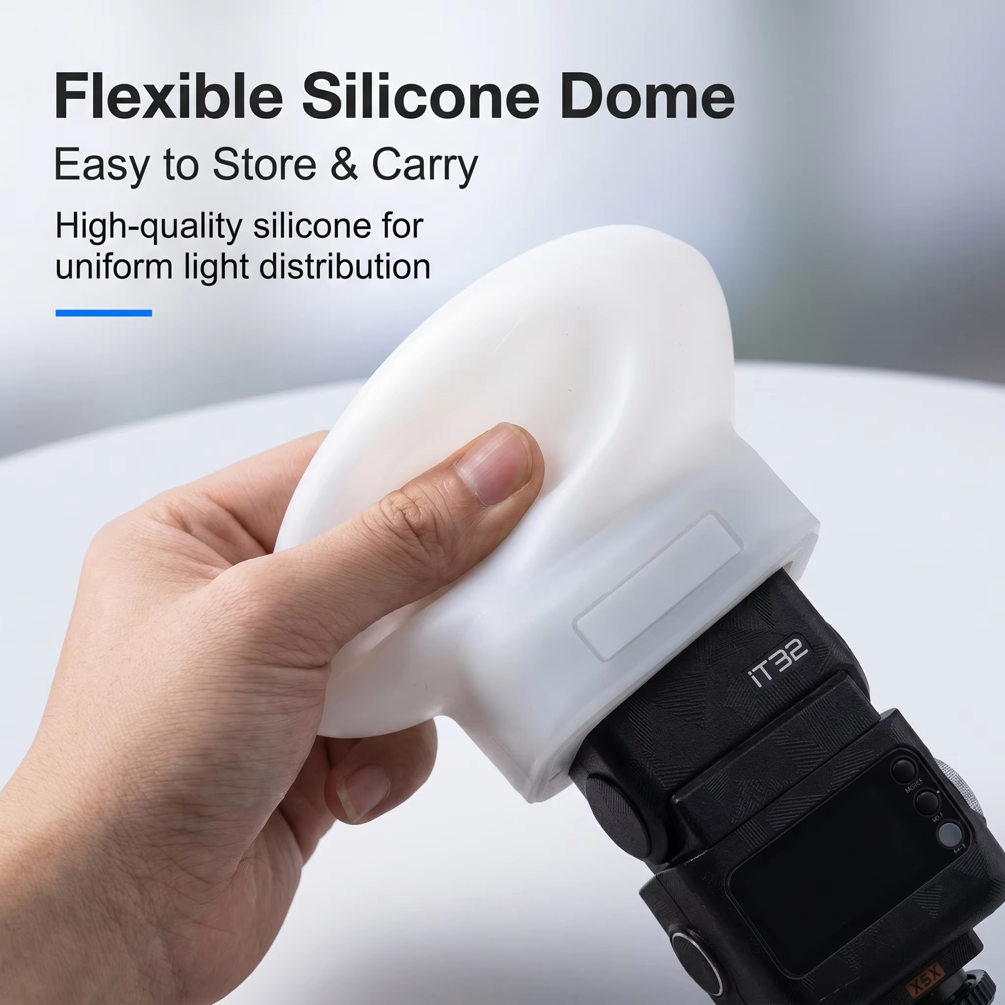 Silicone Flash Diffuser Cover  - Photography Lighting Godox recensie en prijs