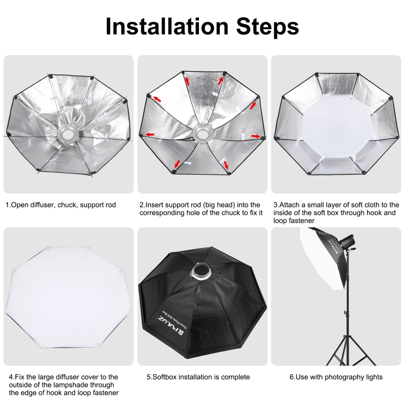 PULUZ 95cm Octagon Photography - Photography Lighting Box recensie en prijs
