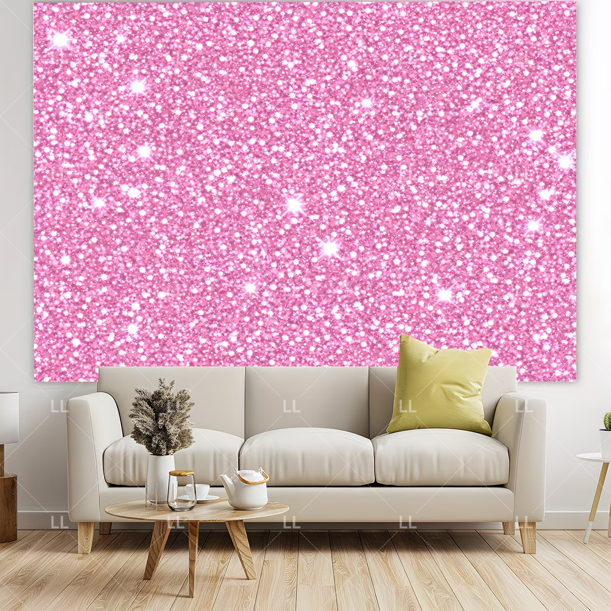 Pink Shimmer Wall Glitters Seq - Photography Lighting And Background recensie en prijs