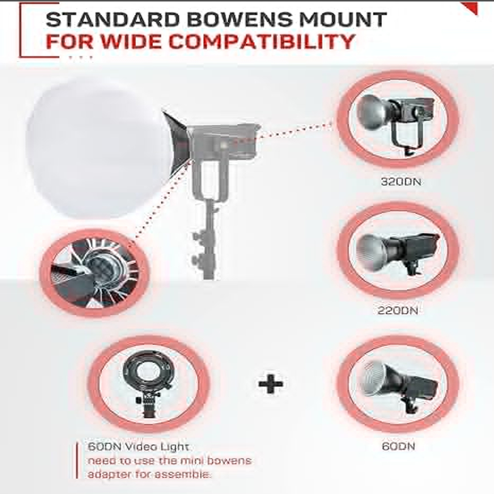 IFOOTAGE 65x65CM Lantern Softb - Barn Door Modifier recensie en prijs