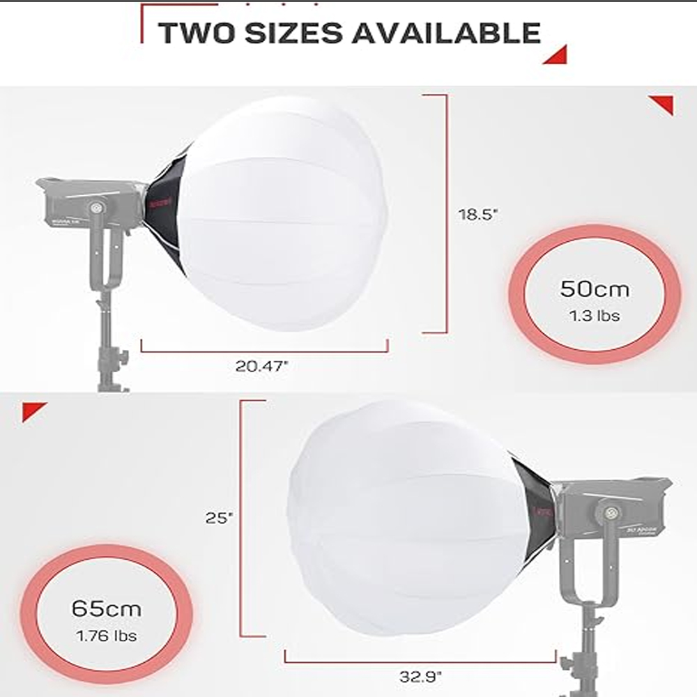 IFOOTAGE 65x65CM Lantern Softb - Barn Door Modifier recensie en prijs