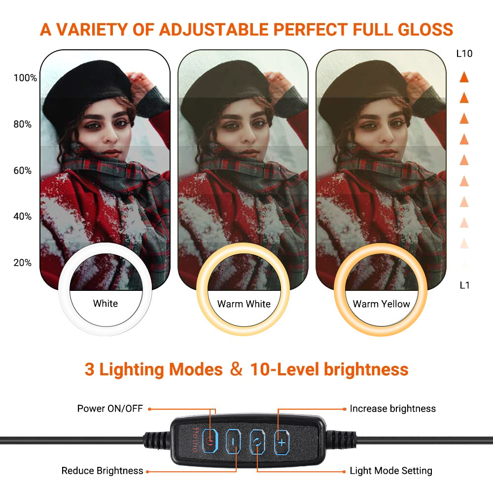26cm 10 inch Led Ring Selfie L - Photography Lighting Wand recensie en prijs