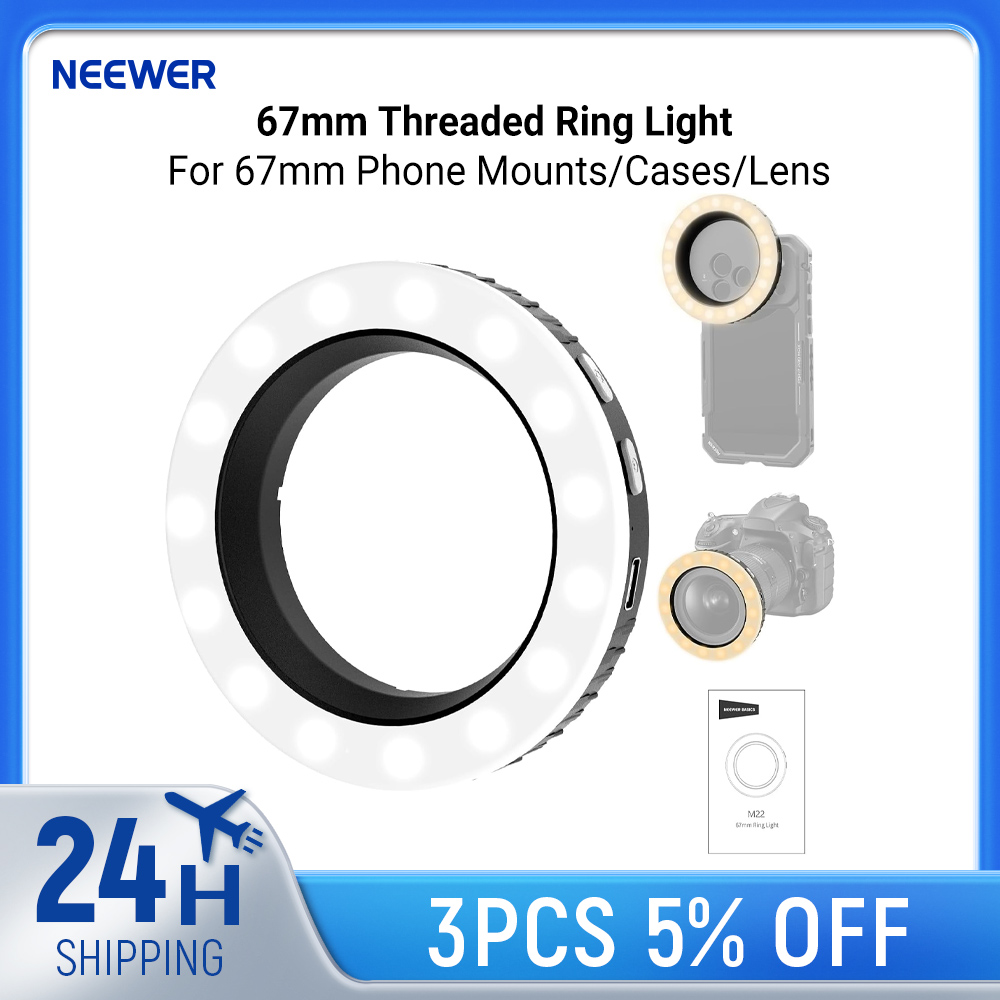 NEEWER Basics 67mm Threaded Ri - Photography Lighting Wand recensie en prijs