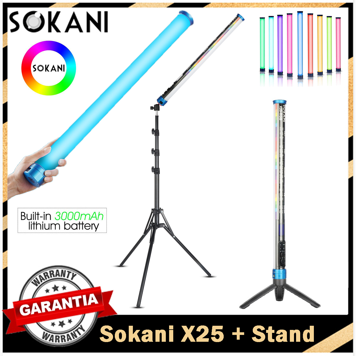 Sokani X25 RGB LED Video Light - Photography Lighting Wand recensie en prijs