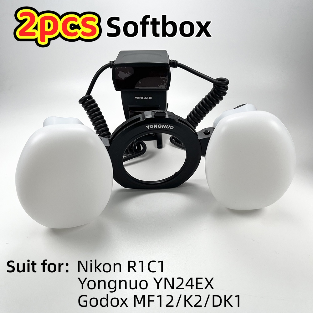 2pcs Softbox Dual Head Flash L - Photography Lighting Godox recensie en prijs