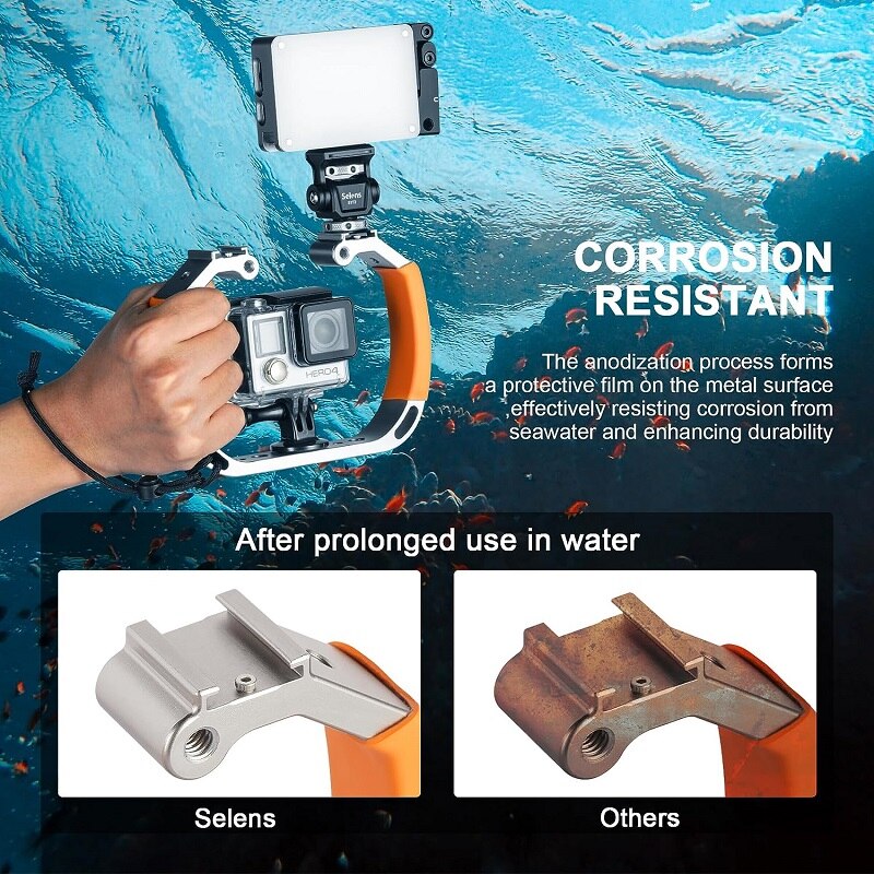 Selens Waterproof Diving Rig H - Photography Lighting Rig recensie en prijs