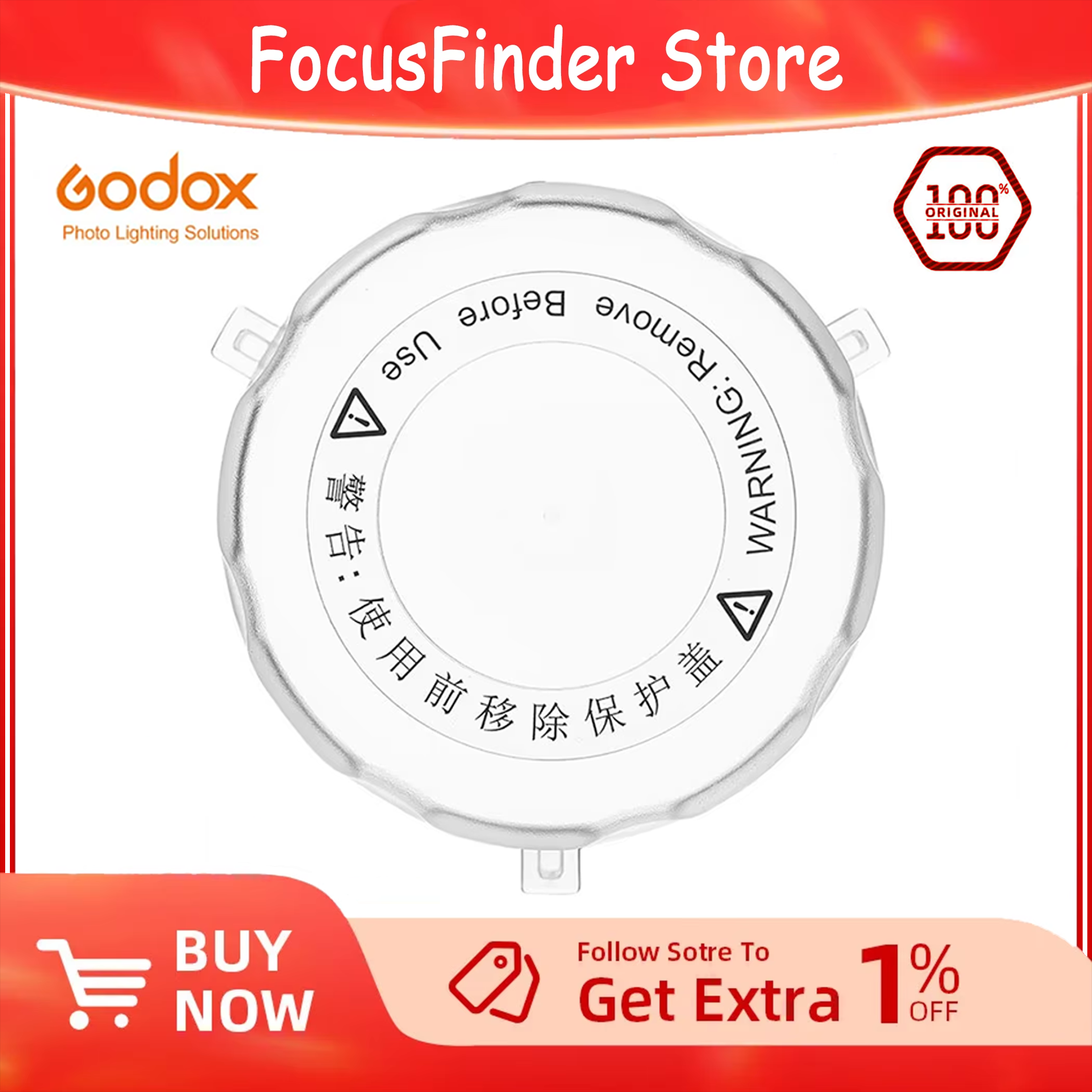 Godox Bowens Mount Glass Cover - Photography Lighting Godox recensie en prijs