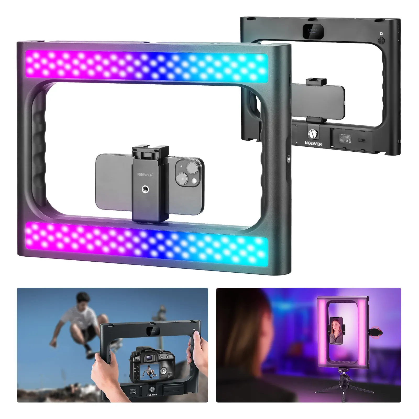 NEEWER RGB-A111 II Smartphone  - Photography Lighting Rig recensie en prijs