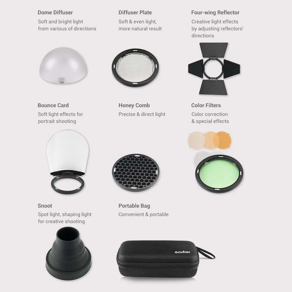 Godox AK-R1 Flash Accessory Se - Photography Lighting Godox recensie en prijs