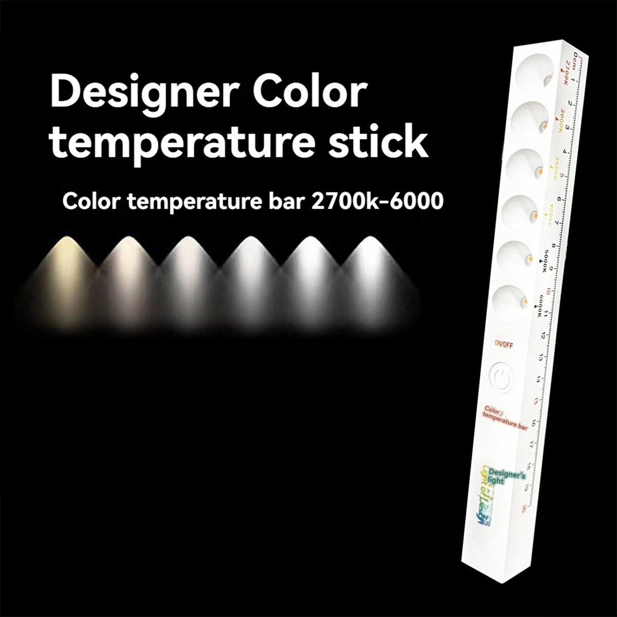 Sep. 6Modes Color Temperature  - Photography Lighting Wand recensie en prijs