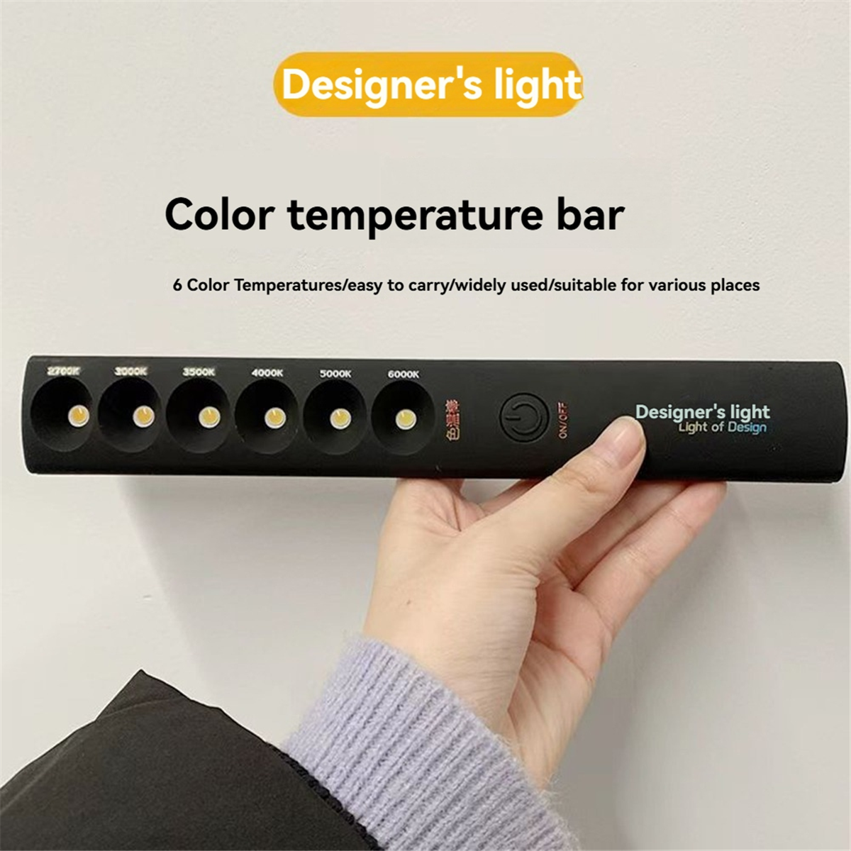 ABQR 6Modes Color Temperature  - Photography Lighting Wand recensie en prijs