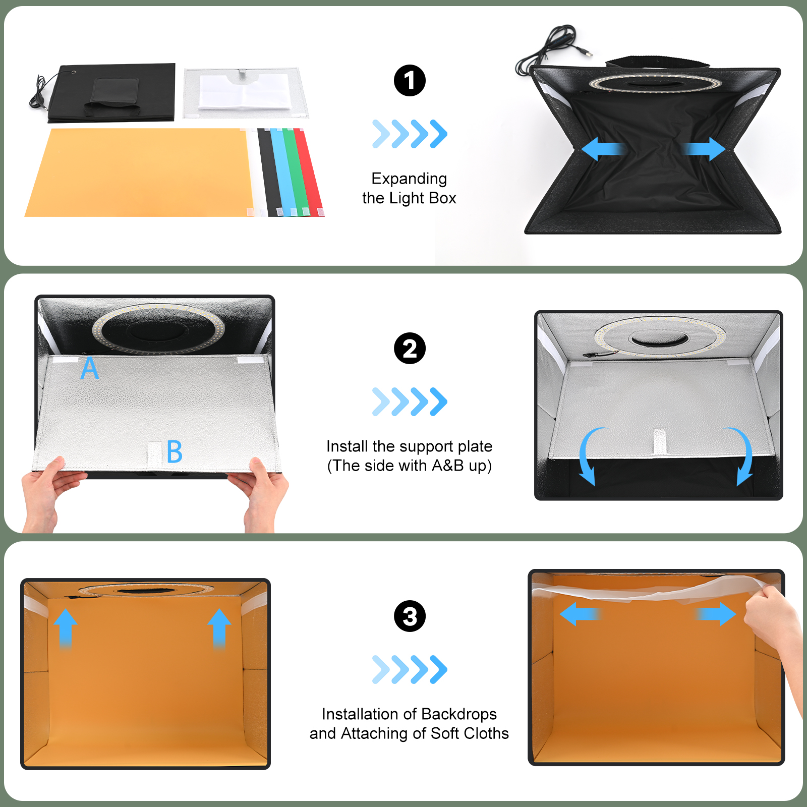 Lightdow Dimmable Photo Box LE - Photography Lighting And Background recensie en prijs