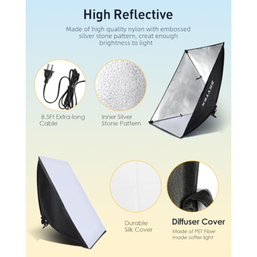 Lighting Kit Pack, 20x28in Sof - Photography Lighting Box recensie en prijs
