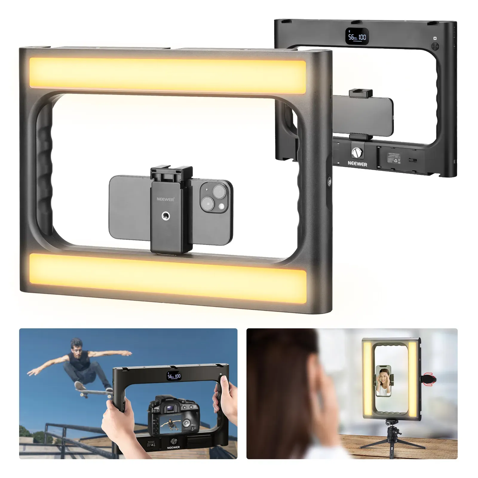 NEEWER A111 II Smartphone Vide - Photography Lighting Rig recensie en prijs