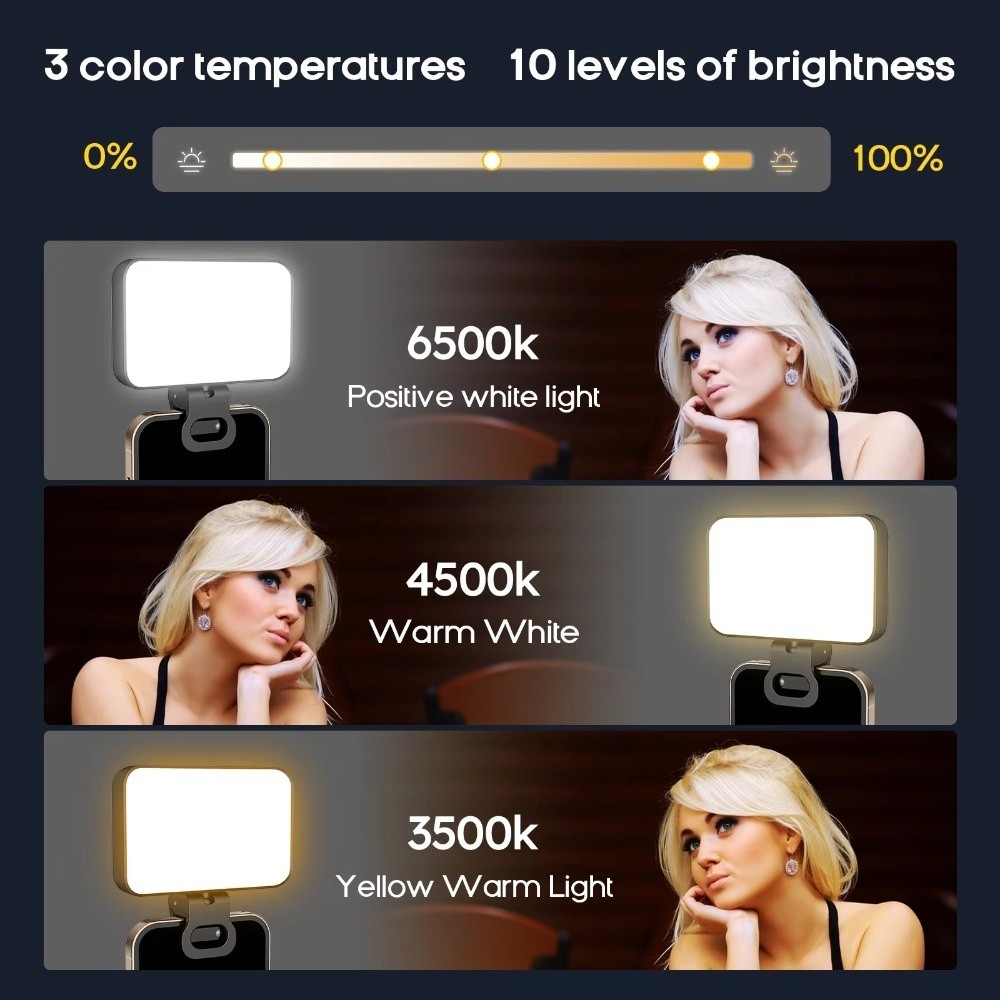 800/1000mAh LED Selfie Light U - Photography Lighting Flash recensie en prijs